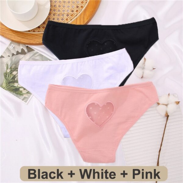 3 pièces ensemble de culottes en coton – Image 2