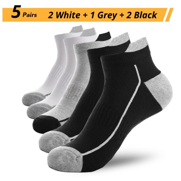 5 paires de chaussettes d'été en coton biologique – Image 3