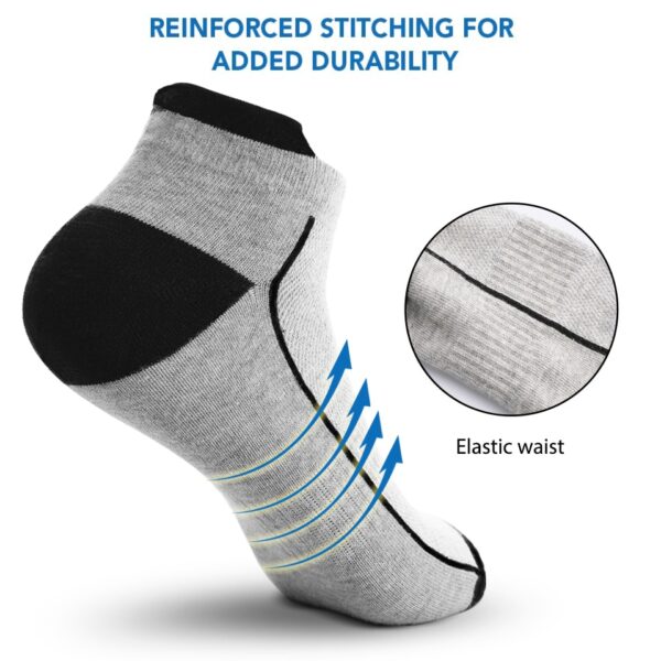 5 paires de chaussettes d'été en coton biologique – Image 2
