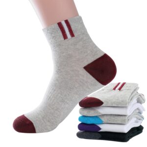 5 paires de chaussettes décontractées toutes saison