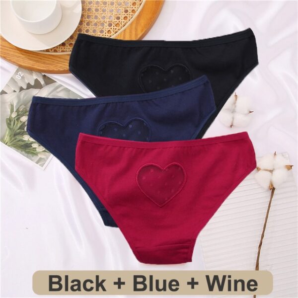 3 pièces ensemble de culottes en coton – Image 3
