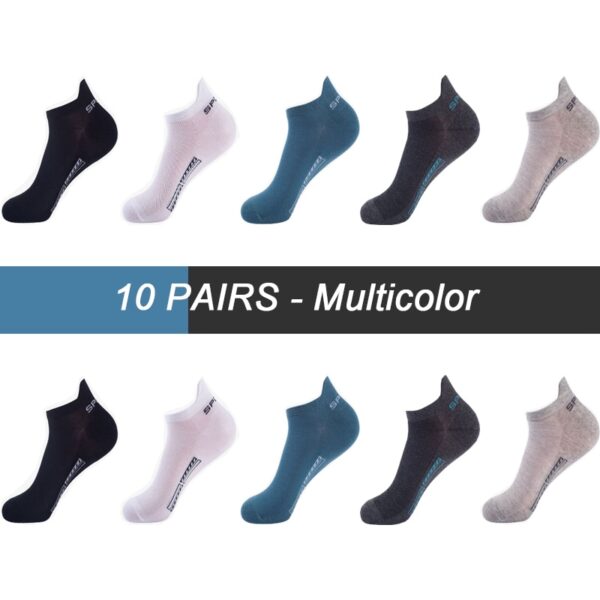 10 paires de chaussettes en coton de haute qualité – Image 2