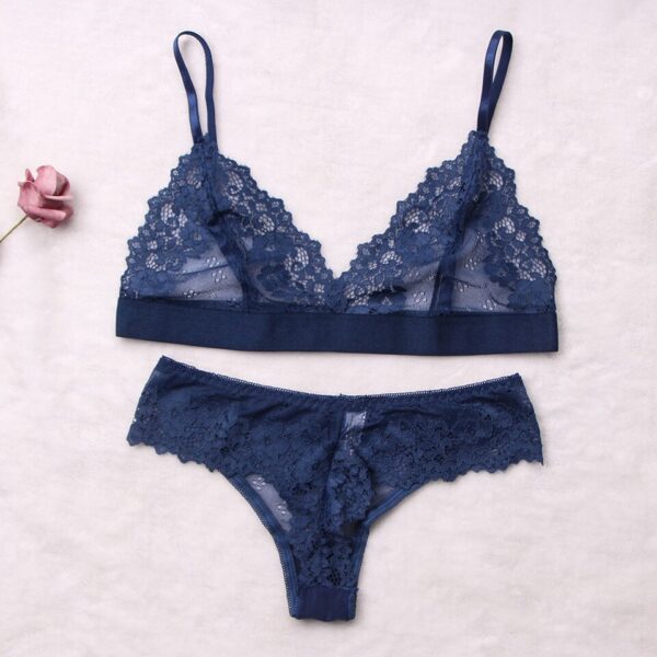 Ensemble soutien-gorge et culotte en dentelle – Image 3