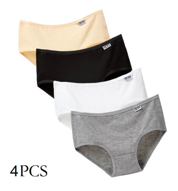 4 pièces culottes en coton
