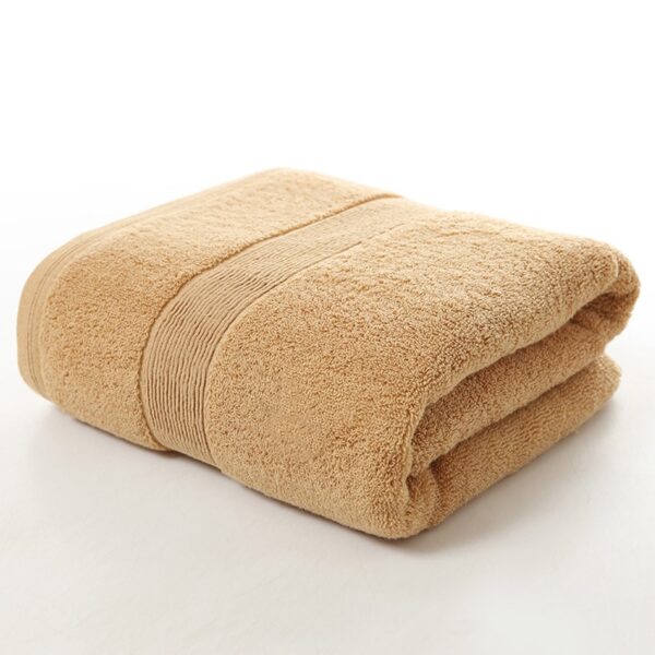 100% coton Serviette de bain Large et épaisse – Image 3