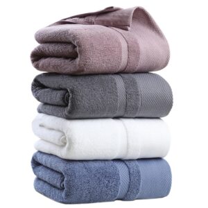 100% coton Serviette de bain Large et épaisse