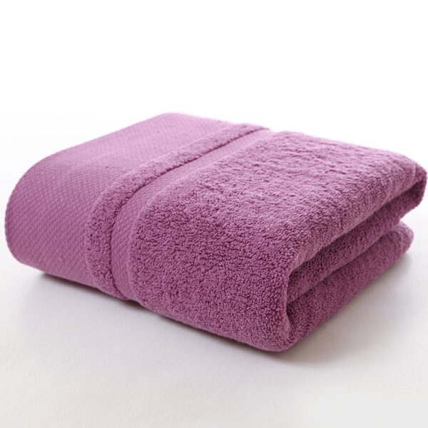 100% coton Serviette de bain Large et épaisse – Image 2